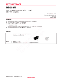Click here to download BB503MCS-TL-E Datasheet