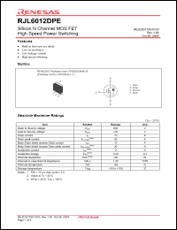 Click here to download RJL6012DPE Datasheet