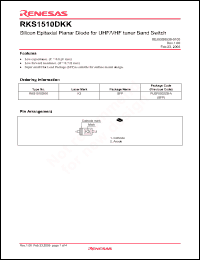 Click here to download RKS1510DKK Datasheet