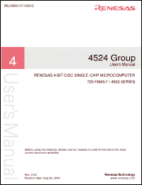 Click here to download M34524M8-XXXFP Datasheet