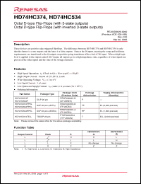 Click here to download HD74HC374FPEL Datasheet