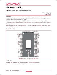 Click here to download M63028FP Datasheet