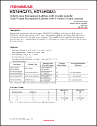 Click here to download HD74HC373FPEL Datasheet