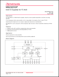 Click here to download M62320GP Datasheet