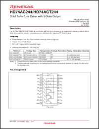 Click here to download HD74AC244FPEL Datasheet