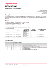 Click here to download HD74HC597RPEL Datasheet