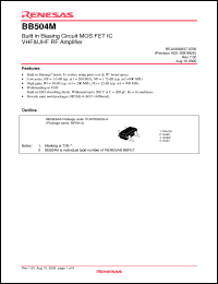 Click here to download BB504M Datasheet