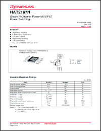 Click here to download HAT2167N Datasheet