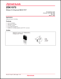 Click here to download 2SK1573-E Datasheet
