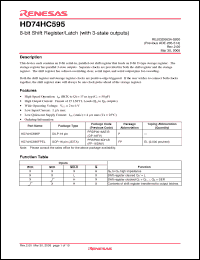 Click here to download HD74HC595P Datasheet