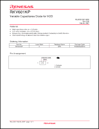 Click here to download RKV601KP Datasheet