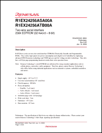 Click here to download R1EX24256ASA00A Datasheet