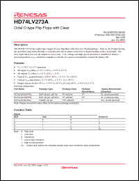Click here to download HD74LV273ARPEL Datasheet