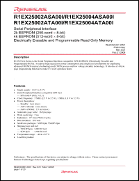 Click here to download R1EX25002ATA00I Datasheet