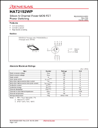 Click here to download HAT2192WP-EL-E Datasheet