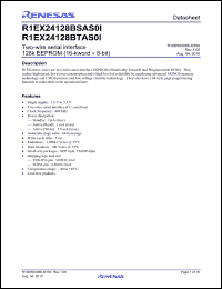 Click here to download R1EX24128BSAS0I Datasheet