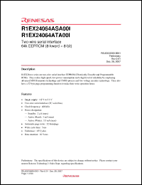 Click here to download R1EX24064ASA00I Datasheet