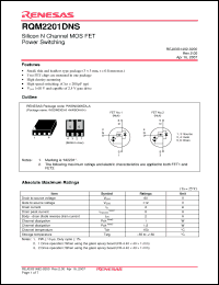 Click here to download RQM2201DNSTR-E Datasheet
