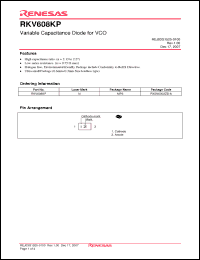 Click here to download RKV608KP Datasheet