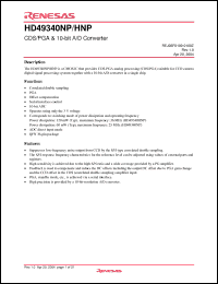Click here to download HD49340NP Datasheet