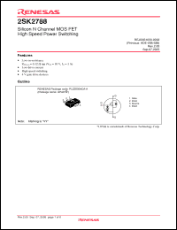 Click here to download 2SK2788VYTL-E Datasheet