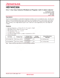 Click here to download HD74HC356FPEL Datasheet