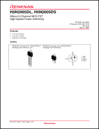 Click here to download H5N2005DSTL-E Datasheet