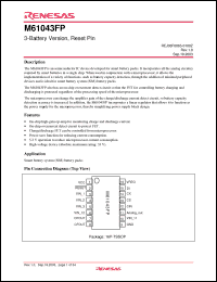 Click here to download M61043FP Datasheet
