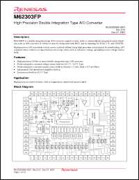 Click here to download M62303FP Datasheet