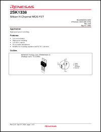 Click here to download 2SK1338-E Datasheet
