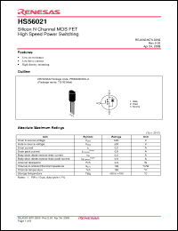 Click here to download HS56021 Datasheet