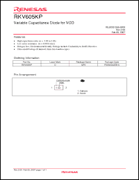 Click here to download RKV605KP Datasheet