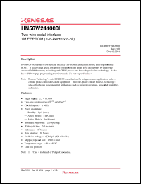 Click here to download HN58W241000I Datasheet