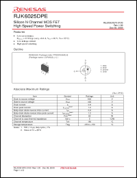 Click here to download RJK6025DPE-00-J3 Datasheet