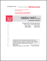 Click here to download R5F61657CFTV Datasheet