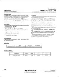 Click here to download M5M5T5672TG Datasheet