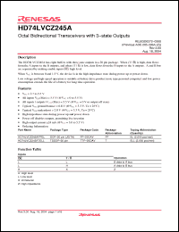 Click here to download HD74LVCZ245AFPEL Datasheet