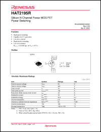 Click here to download HAT2195R Datasheet