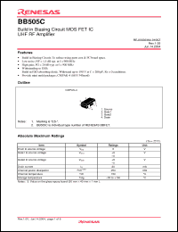 Click here to download BB505C Datasheet