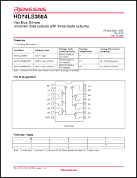 Click here to download HD74LS368ARPEL Datasheet