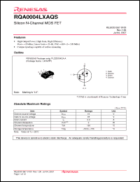 Click here to download RQA0004LXTL-E Datasheet