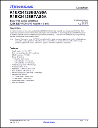 Click here to download R1EX24128BSAS0A Datasheet