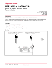 Click here to download HAF2007-90STL Datasheet