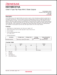 Click here to download HD74BC374AFPEL Datasheet