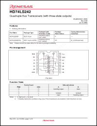 Click here to download HD74LS242FPEL Datasheet
