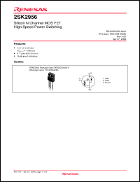 Click here to download 2SK2956-E Datasheet