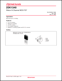 Click here to download 2SK1340-E Datasheet