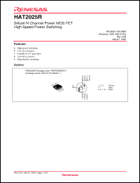 Click here to download HAT2025R-EL-E Datasheet