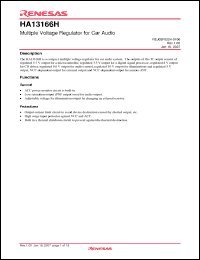 Click here to download HA13166H Datasheet