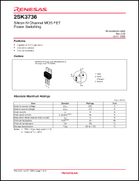 Click here to download 2SK3736 Datasheet